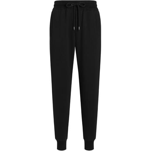 Dolce & Gabbana pantaloni in jersey con applicazione - nero