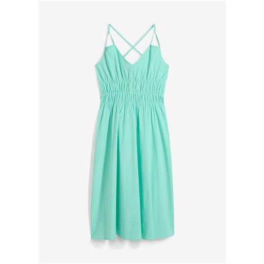 bonprix abito con spalline in puro cotone biologico-verde