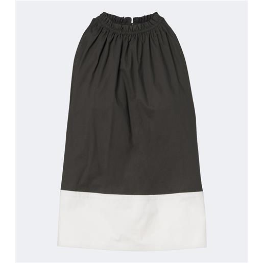 Proenza Schouler white label - top esme in popeline di cotone
