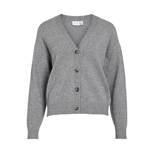 Vila viril v-neck knit cardigan - noos viril - cardigan con scollo a v, noos donna (pacco da 1)