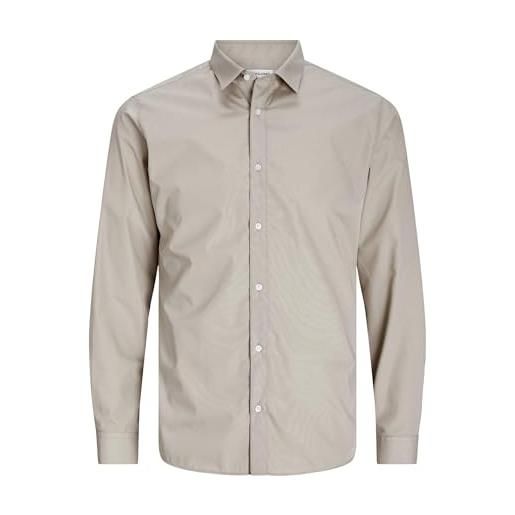 JACK & JONES jjjoe ls plain - maglietta, pure cashmere. , s