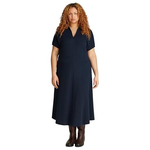 Tommy Hilfiger donna abito a polo lyocell lunghezza midi