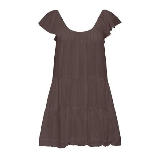 ONLY abito femminile onlnabila abito corto, chocolate martini, xl