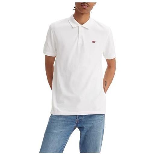 Levi's housemark polo, t-shirt uomo, white +, m