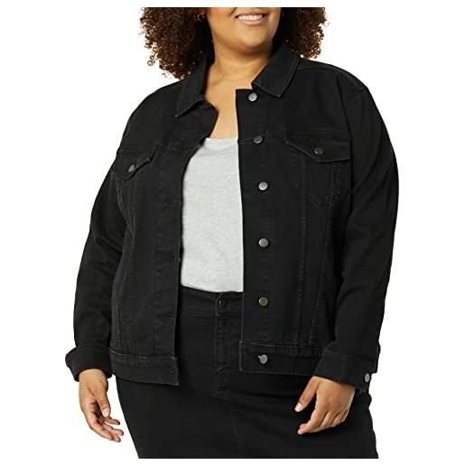 Amazon Essentials giacca in jeans, vestibilità classica (disponibile in taglie forti) donna