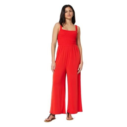 Amazon Essentials donna tuta senza maniche a gamba larga con scollo quadrato