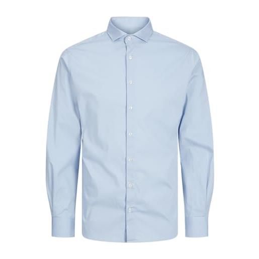 Jack & jones jprblajaxon - maglietta a maniche lunghe da uomo, taglia l/s noos, blu di cachemire, l