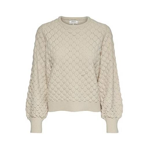 Only female maglia maglia struttura, pumice stone. , xs