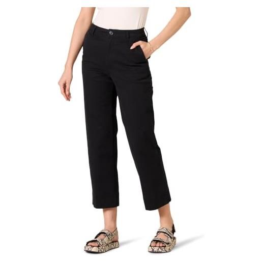 Amazon Essentials donna pantaloni kaki a gamba larga slim a vita alta alla caviglia