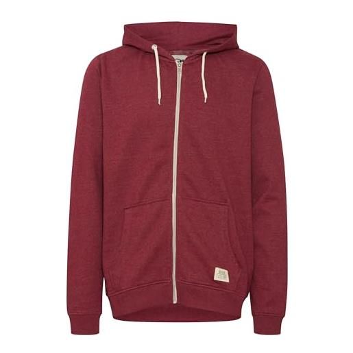 b BLEND blend - maglia con cappuccio con cappuccio, uomo, rosso (rot (zinfandel 73006)), 2xl