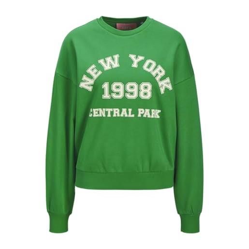 JJXX jack & jones jxmerle rlx short ls crew swt ln, green bee. , m