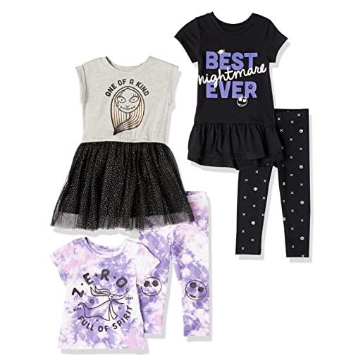 Amazon Essentials disney | marvel | star wars | frozen | princess set di capi da combinare e abbinare bambine e ragazze, confezioni multiple