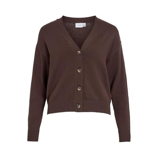 Vila viril v-neck knit cardigan - noos viril - cardigan con scollo a v, noos donna (pacco da 1)