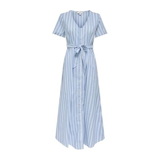 JDY jdymio s/s maxi shirt dress wvn dia s/s maxi shirt dress wvn dia donna (pacco da 1)