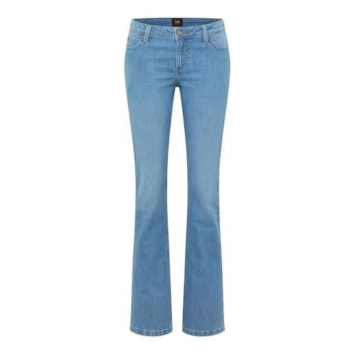 Lee jeans da donna jessica, low rise bootcut fit, gamba bootcut, drammatic energy, 31w x 33l