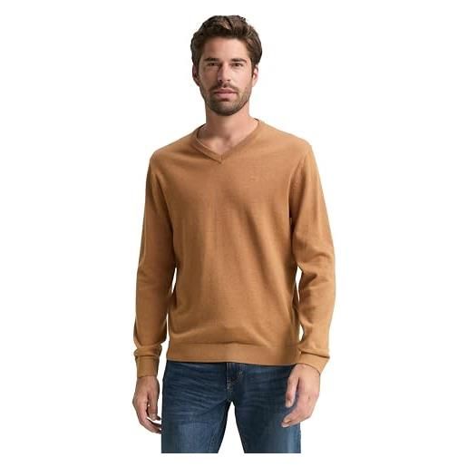 TOM TAILOR maglione da uomo, 39098 - mid brown melange, m
