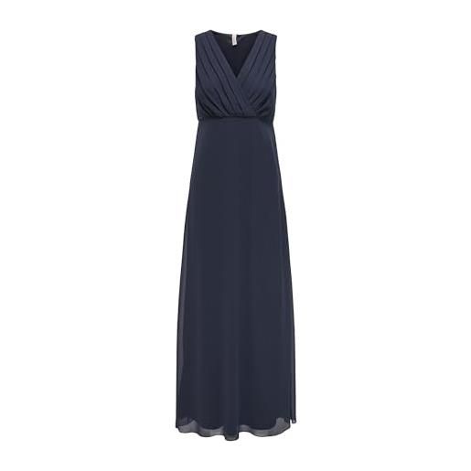 ONLY onlanna sisi sl maxi dress life wvn abito, cielo notturno, m donna