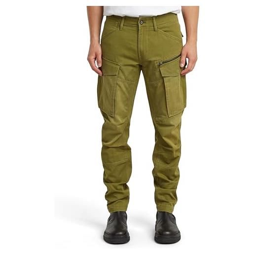 G-STAR rovic zip 3d regular tapered pants, pantaloni, uomo, verde scuro (mayfly d02190-c962-g985), 28w / 30l