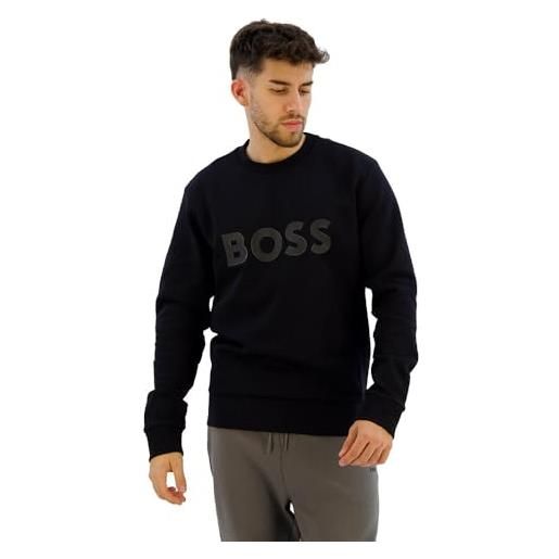 BOSS salbo, maglia di tuta uomo, black1, 