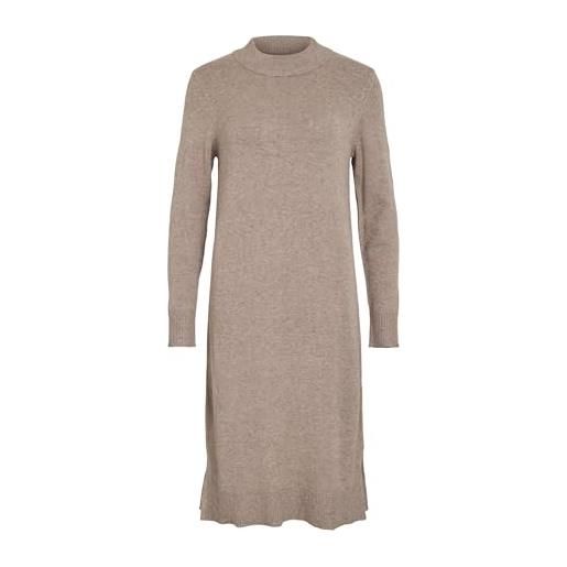 Vila viril crew neck l/s midi dress - noos viril crew neck l/s midi dress - noos donna (pacco da 1)