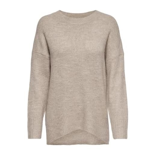 ONLY onlnanjing l/s pullover knt noos, maglione donna, nomad, l