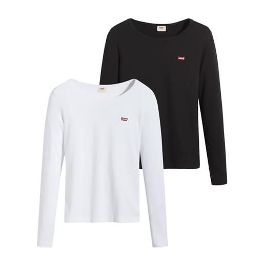 Levi's long-sleeve 2-pack tee maglietta donna