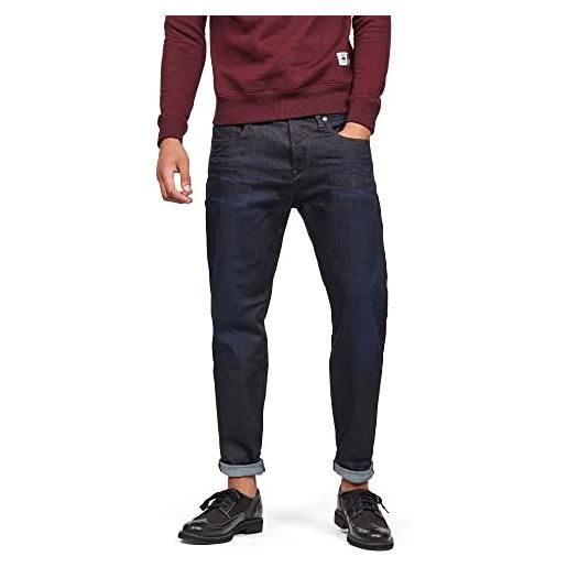G-STAR uomo 3301 relaxed straight jeans, blu (dk aged 51004-7209-89), 26w / 30l