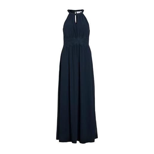 Vila female maxikleid vimilina neckholder maxi abito femminile vimilina con allacciatura al collo donna