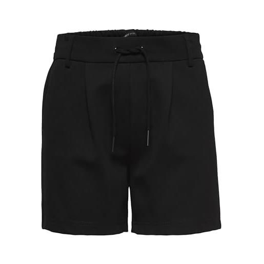 ONLY onlpoptrash easy shorts noos pantaloncini, nero (black), 40 (taglia produttore: x-small) donna