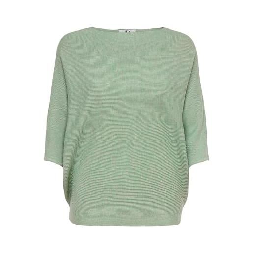 JDY only jdy maglia da donna jdynew behave batsleeve pullov. Knt noos, basilico/dettagli: melange, m