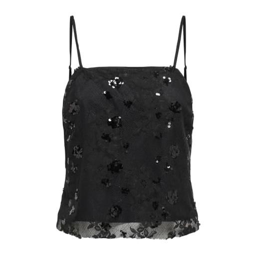 ONLY onlsinna lace singlet xt wvn onlsinna - canotta in pizzo xt wvn donna (pacco da 1)