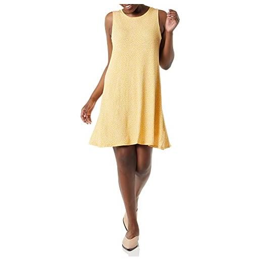 Amazon Essentials abito swing a canottiera (taglie forti disponibili) donna, giallo tulipani, s
