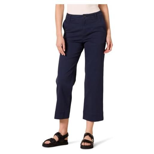 Amazon Essentials donna pantaloni kaki a gamba larga slim a vita alta alla caviglia