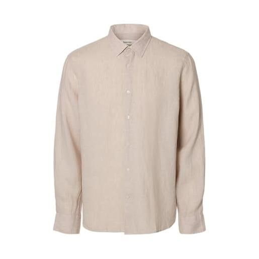 Selected homme slhregkylian linen, maglietta classica noos, a maniche lunghe, in cashmere, taglia l eu, pure cashmere. , l