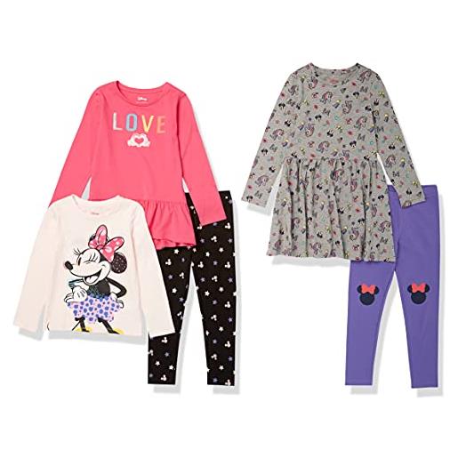 Amazon Essentials disney | marvel | star wars | frozen | princess set di capi da combinare e abbinare bambine e ragazze, confezioni multiple
