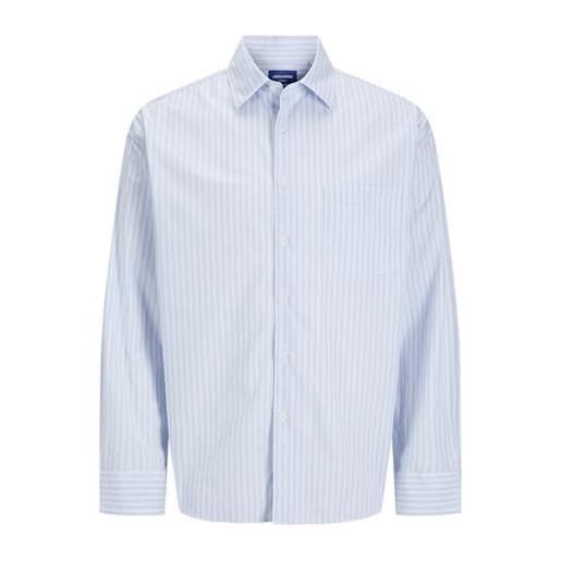 JACK & JONES joratlas poplin - maglietta oversize, blu di cachemire, s