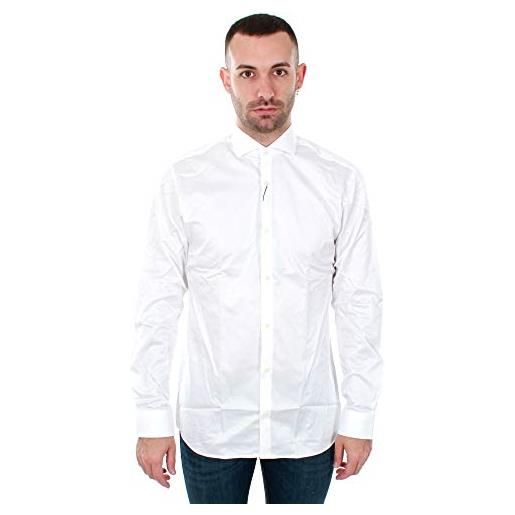 JACK & JONES maglietta da uomo jprcomfort l/s noos bianco (white fit: comfort fit). Xxl