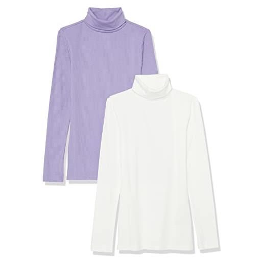Amazon Essentials donna dolcevita in maglia a costine a maniche lunghe dalla vestibilità aderente (disponibile in taglie forti)