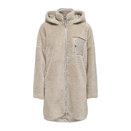 ONLY onlsascha sherpa otw noos - giacca da donna, sabbia cubano, m-l