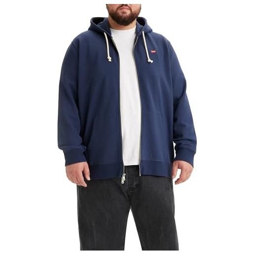 Levi's big & tall original housemark zip up felpa originale uomo (pacco da 1)