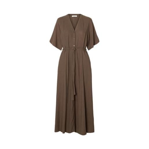 SELECTED WOMEN slfviva regular linen blend dress noos slfviva - abito in lino, modello regular linen blend donna (pacco da 1)