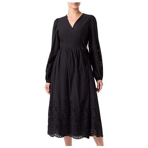 YAS yasluma ls long wrap dress s. Noos vestito avvolgente donna