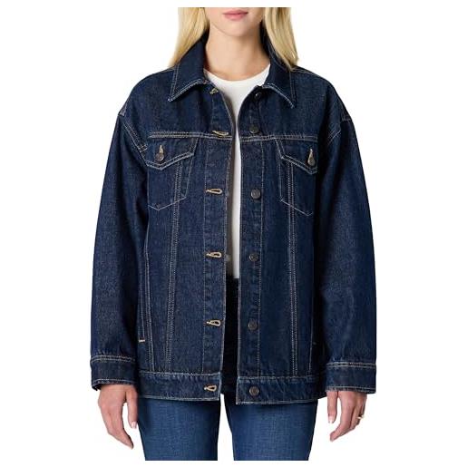 Amazon Essentials giubbotto stile trucker in denim con tasche donna