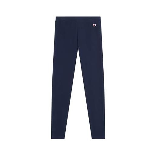 Champion Champion core heritage leggings da donna, in cotone lycra, blu navy