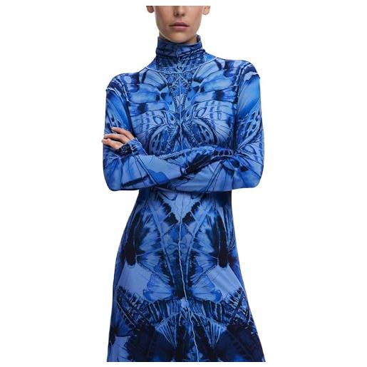 Desigual abito da donna a maniche lunghe vestito donna (pacco da 1)