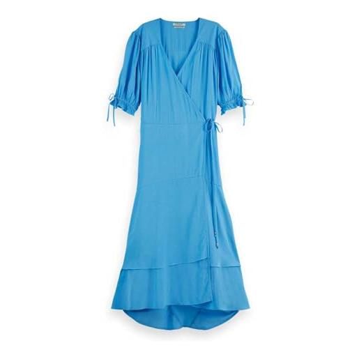 Scotch & Soda midi wrap dress abito casual donna