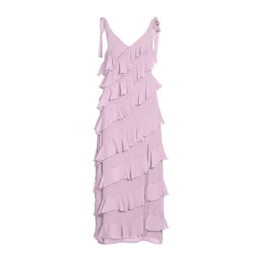 Vila viluna wide strap ankle dress/dc/ka viluna wide strap - abito alla caviglia donna (pacco da 1)