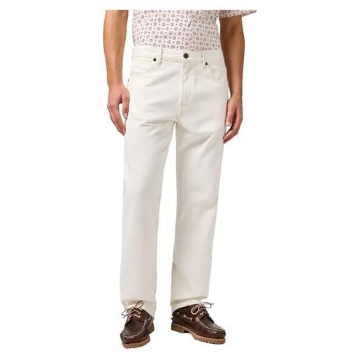 Wrangler jeans frontier uomo, bianco, w34 / l34