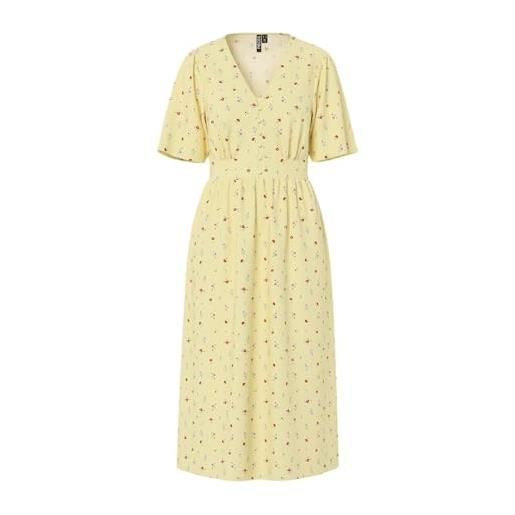 PIECES pctala ss midi dress wvn noos bc