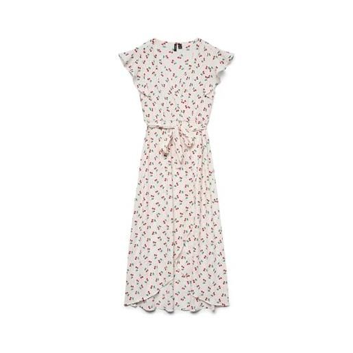 Vero moda vmpage s/l long wrap dress wvn ga vmpage s/l long wrap dress wvn ga donna (pacco da 1)